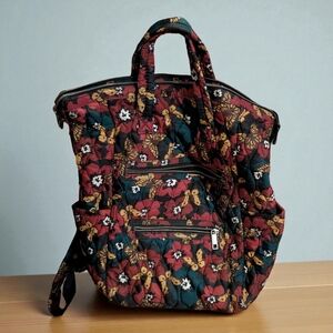 Floral Quilted Women's Bag - Multicolor